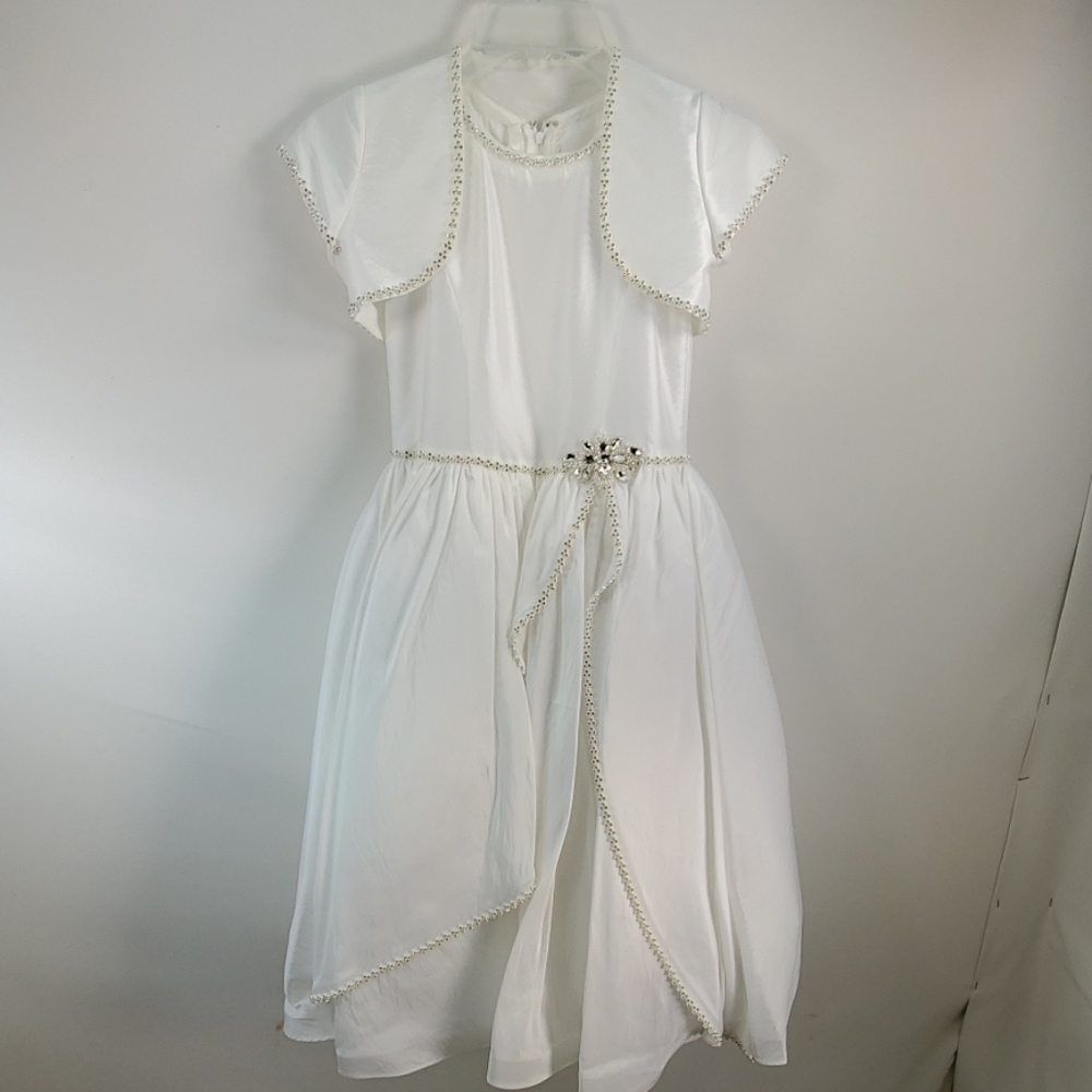 SWEETIE PIE COMMUNION FLOWER GIRL DRESS SIZE 7